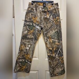 Realtree Camouflage Pants with Earth Tones